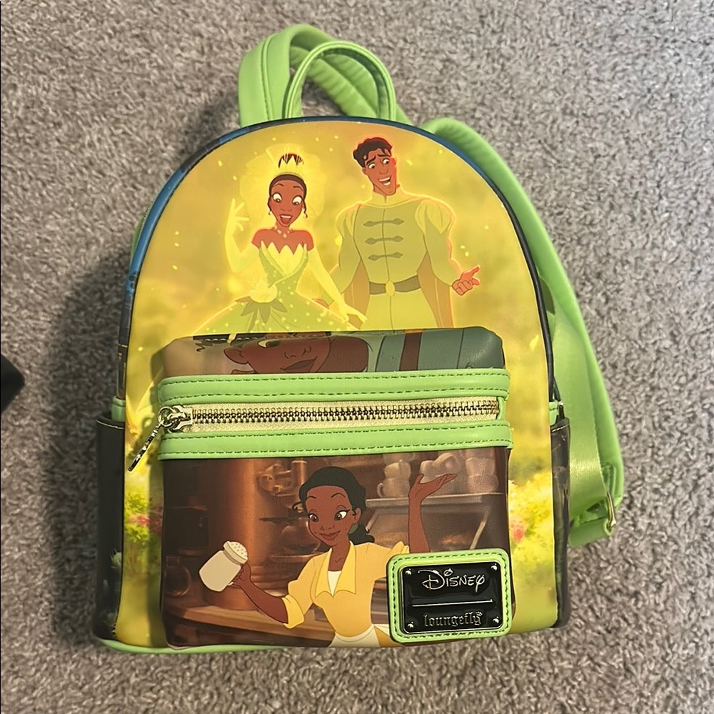 Loungefly Green and Yellow Bag Vibrant Accessories